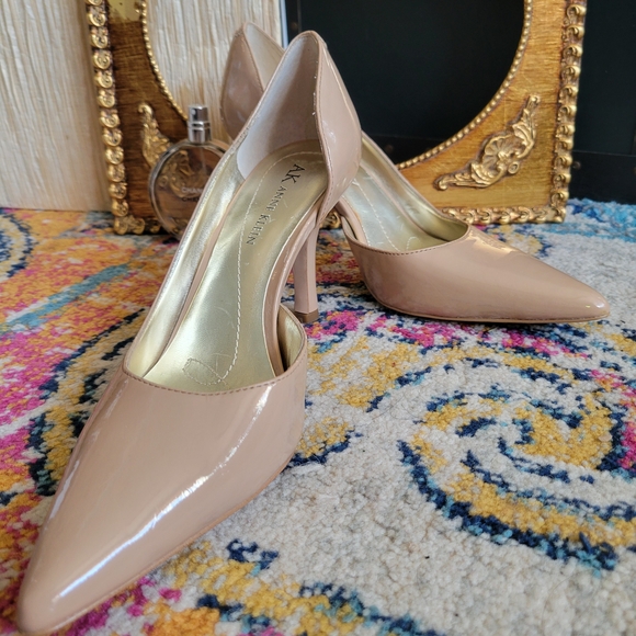 Anne Klein Nude Patent Heels - Picture 2 of 15